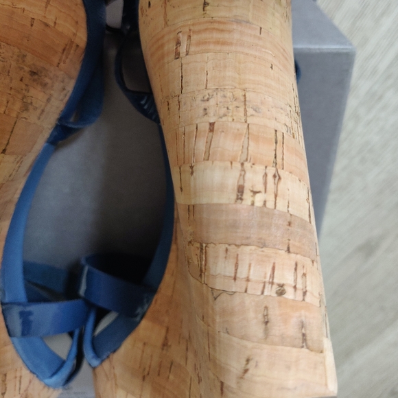 Vic Matie (Italy) Blue High Heels Sandals, newer worn 🇮🇹 - Picture 11 of 14